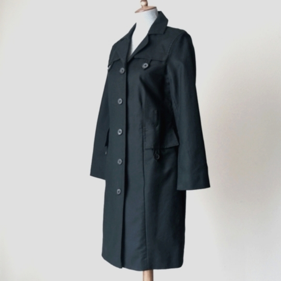 Mossimo Supply Co. Jackets & Blazers - Mossimo Black Cotton Trench Coat ~ New